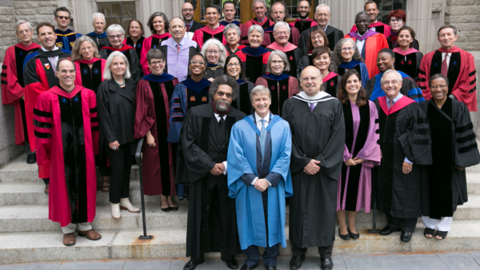 HDS Faculty robed for graduation