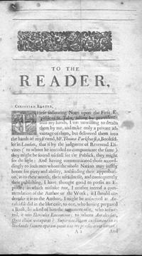 To the Reader, p. 1