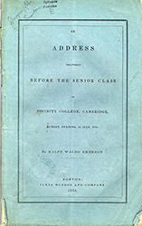 Emerson's Divinity Address