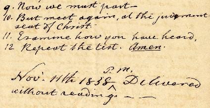 Ezra Ripley's Anniversary Sermon Outline