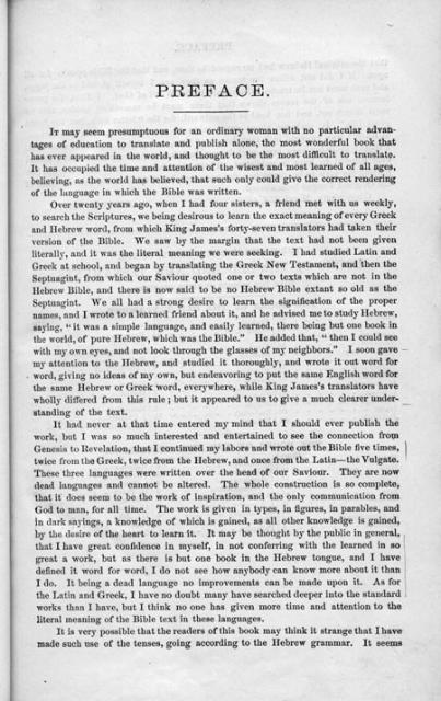 Bible preface